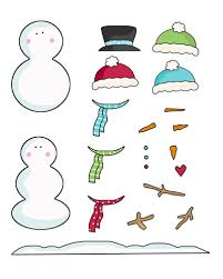 Library of build a snowman jpg freeuse download png files #8006429. Build A Snowman 4 Sets Of Snowmen To Build Clip Art