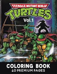 Details about vintage teenage mutant ninja turtles coloring book see original listing. Teenage Mutant Ninja Turtles Coloring Book Vol1 Great Coloring Book For Kids And Fans 40 High Quality Images By Bbt Coloring Book Paperback Barnes Noble