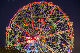 Coney Island Has Never Looked Younger Woody Allen S Wonder Wheel Out Friday Is Set In The Popular Playl New York City Images Coney Island Places To Travel
