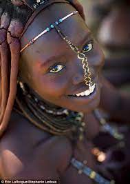 Himba Tribe Hairdos Created Using Goat Hair And Mud Himba People Africa African People