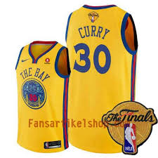 Последние твиты от stephen curry (@stephencurry30). Nba Golden State Warriors Trikot Stephen Curry 30 2018 Nba Finals Patch Nike Gelb City Edition Swingman Herren