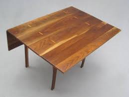 Drop Leaf Dining Table Solid Walnut 48 Inches Square Etsy Drop Leaf Dining Table Dining Table Leaf Table