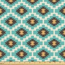 Maybe you would like to learn more about one of these? Mexican Upholstery Fabric By The Yard Vintage And Geometrical Shapes Peruvian Tribal Culture Inspired Decorative Fabric For Diy And Home Accents 2 Yards Pale Blue Apricot By Ambesonne Walmart Com Walmart Com