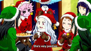 This year, with hitoshi and eri, they've decided to decorate their place. Uzivatel Aly Na Twitteru The Christmas Party Was So Wholesome Though Just Seeing Eri And Everyone Else Having Fun In Their Matching Outfits Definitely Put Me In A Better Mood Myheroacademia Https T Co Viqo4dx4fn