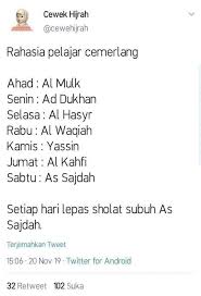 Jadual harian pelajar islam cemerlang pelajar sesi petang niat belajar kerana allah ! Hati Tak Rasa Kosong Lagi 7 Amalan Amalan Harian Boleh Dilakukan Oleh Kaum Wanita Hijabista