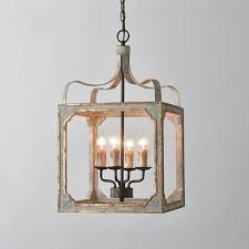 Shop lighting with confidence & price match guarantee. French Country 4 Light Square Lantern Metal Wood Chandelier Lighting Pendant Ebay