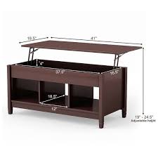Jofran grey mosaic lift top cocktail table. Lift Top Coffee Table With Hidden Storage Compartment Coffee 41 X 19 5 X 19 24 5 L X W X H Overstock 32046942