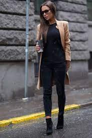 Black And Camel Outfits This Is How To Style The Look Just The Design