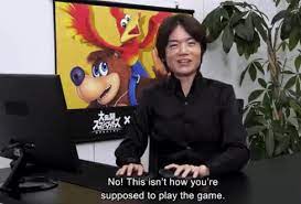 No This Isn T How You Re Supposed To Play The Game Masahiro Sakurai In 2021 Funny Jokes Know Your Meme Memes