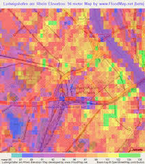 Sie erreichen uns nach wie vor per mail und telefon. Elevation Of Ludwigshafen Am Rhein Germany Elevation Map Topography Contour