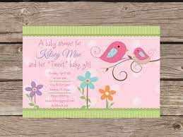 Printable Tweet Baby Girl Shower Invitation By Taowith Invitaciones De Baby Shower Para Imprimir Plantillas De Invitacion Para Baby Shower Temas De Baby Shower