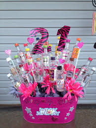 Diy Birthday Gift Basket Ideas For Her Pin By Lisa Hodgkinson On Birthday Gift Baskets 21st Birthday Basket 21st Gifts 21st Birthday Gifts