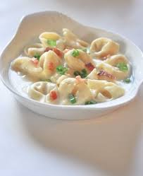 Add the diced hard salami. Homemade Olive Garden Tortellini Al Forno Allfreecopycatrecipes Com
