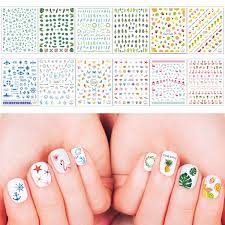 Our team at vinyl disorder has adorable animal decals, dance decals, space decals and much more to help you create an inspiring, enchanting nursery without having to bust out the. Summer Nail Art Stickers 3d Self Adhesive Stickers Flamingo Cactus Fruits Ocean Leaves Decals For Women Girls Kids Manicure Diy Or Nail Salon 12 Sheets More Than 1000pcs Amazon Ae Beauty