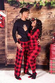 Family christmas & holiday pajamas. Eunique Christmas Photos Outfits Cute Couple Outfits Matching Christmas Outfits