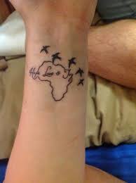 Our website provides the visitors with some great africa map tattoo for girls. Africa Map Tattoo Designs Hope Love Joy Africa Tattoo Tattoos Pinterest Printable Map Collection