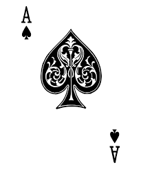 Black Ace Of Spades Logo Pin On Spade A