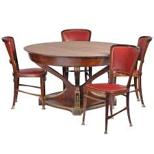 Viennese Dining Table With 8 Chairs By Portois And Fix At 1stdibs Vintage Dining Room Table Dining Room Table Dining Table