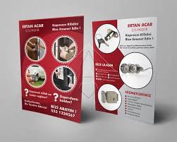 Brosur Tasarim Pencere Kilitleri Kapi Kilitleri Anahtar Kesme Cil Brosur Tasarimi Brosur Baski