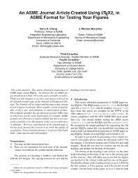 Most scientific publications consist of a descriptive title, abstract, introduction Latex Templates Academic Journals