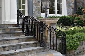 We have over 16 years experience and have a long track record of satisfied we make the process of installing wrought iron stair railings easy. Exterior Railings Compass Iron Works