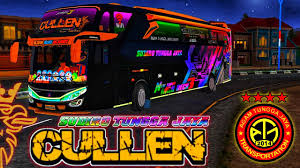 About livery bussid full stiker. Livery Bussid Shd Ori Bus Stj Cullen Voyager Pelangi Full Led Kabin Youtube