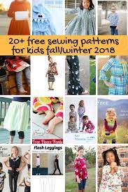 Free Sewing Patterns For Kids Fall Winter 2018 From Life Sew Savory Sewing Patterns Free Fall Kids Sewing Patterns For Kids