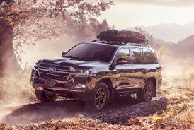 Heritage edition shown in midnight black metallic with yakima® megawarrior cargo basket. Toyota Land Cruiser Heritage Edition Celebrates The Glorious Past