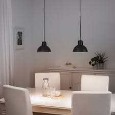 Some pendant lights provide general lighting, while others emit more directed light. Skurup Pendant Lamp Black 7 1 2 Ikea In 2021 Black Lamps Pendant Lamp Ceiling Lights