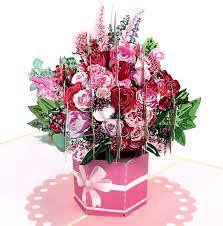 MOKIO® Carte Pop-Up – Bouquet de fleurs avec roses – Carte 3D pour un  anniversaire, comme bon ou pour un cadeau d'argent, Carte de vœux avec  enveloppe : Amazon.fr: Fournitures de bureau