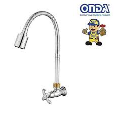 Wie weet zit de kraan die je. Aneka Aksesoris Kamar Mandi Dan Kran Air Merk Onda Product Range Selang Flexible Kran Bathtub Kran Angsa Meja Kran Angsa T House Design Plumbing Onda