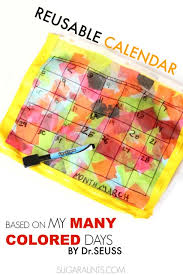 5) using colours into scavenger hunt is the great way to incorporate several. My Many Colored Days Color Feelings Calendar Craft The Ot Toolbox