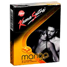 The prolonging gel helps him to pace his pleasure and hold him back just long enough for her to catch up, with the added benefit of a minty tingle. Kamasutra Mango Flavoured Condoms 3s