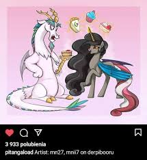 If you look only at celestia's head she looks kinda like king sombra  (original artist on pic) : r/mylittlepony