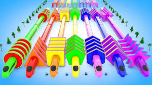 Learn Colors Shapes For Children With Bullet Train Color Change Shapes Learning Colors Color Shapes Color Change