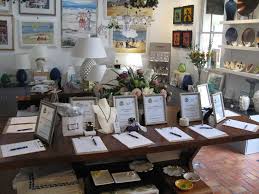 In a fundraising silent auction, the way items are displayed greatly impact how much guests are willing to bid. Annual Charity Event At Malbi Decor Malbi Decor