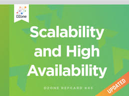 For example, a personal computer is available for use if its. Scalability And High Availability Dzone Refcardz
