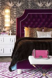 36 Chic And Timeless Tufted Headboards Bedroom Interior Eclectic Bedroom Purple Bedroom Design