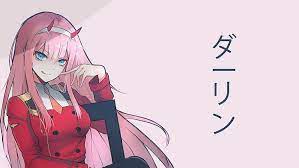 Download 1080x1920 darling in the franxx, zero two, pink. Hd Wallpaper Zero Two Darling In The Franxx Devil Girl Anime Girls Waifu2x Wallpaper Flare