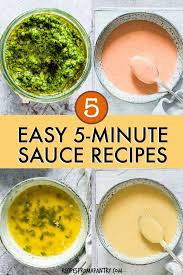 If you buy from a link, we may e. 7 Really Easy 5 Minute Sauces Recipes From A Pantry