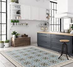 They provide a barrier to keep your surfaces clean with a stable vinyl backing, this mat is machine washable and measures 20 x 55. Pvc Floor Mat Kitchen Vinyl Flooring Tiles Moroccan Floor Tile Linoleum Area Rug Kitchen Vinyl M Vinyl Flooring Kitchen Kitchen Flooring Kitchen Vinyl