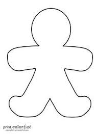 Blank Gingerbread Man Print Color Fun Free Printables Coloring Pages Crafts P Gingerbread Man Coloring Page Gingerbread Man Free Gingerbread Man Crafts