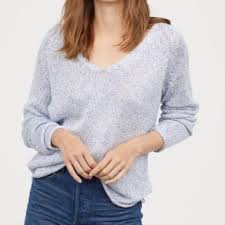 Get the best deals on h&m acrylic tops for women. H M Sweaters Hm Basic Sweater Vneck Loose Knit Top Poshmark