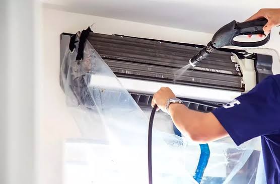AC gas charging and cooling restoration