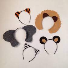 10 Quantity Circus Animals Theme Ears Headband By Partyears Birthday Party Favors Ear Headbands Circus Animals