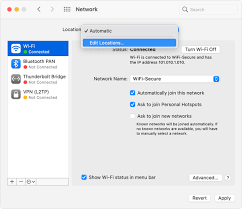 You'll have a local ip address on that network that's assigned to your vpn connection and your internet traffic effectively starts from where this is like a secret passphrase that any vpn users will need to add to their connection. How To Use Network Locations On Your Mac Apple Support