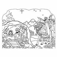 The true essence of christmas nativity scene lies in the story of the first christmas, the guiding star of bethlehem, the three kings, the manger where lay the baby jesus. Free Printable Nativity Coloring Pages Online For Kids