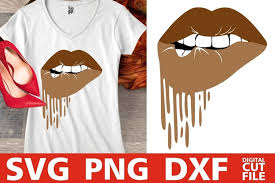 Part of the kessel 205 collection by talbot type. Dripping Lips Svg Biting Lips Svg Melanin Svg Black Girl 897762 Cut Files Design Bundles
