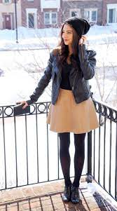 Leather In The Snow One Broads Journey Winter Outfits Winter Outfits Women Outfits