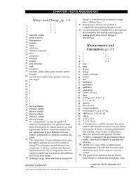 Hrw answer key related files. Matter And Change Pp 1 4